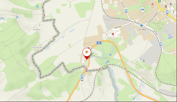Grand Casino Aš na mapě