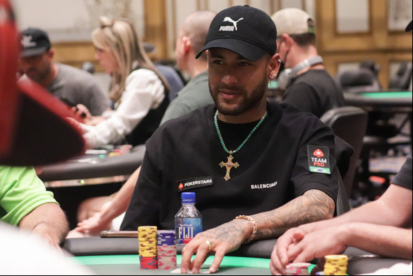 Neymar si zahrál poker na WSOP