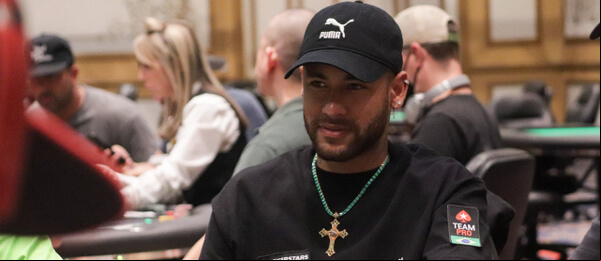 Neymar si zahrál poker na WSOP
