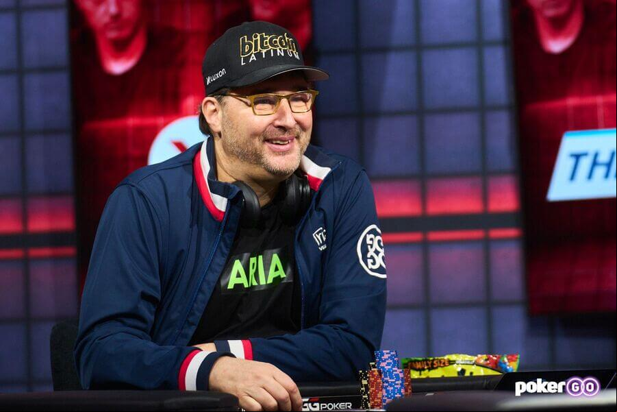 Phil Hellmuth při High Stakes Duel III na PokerGO.com