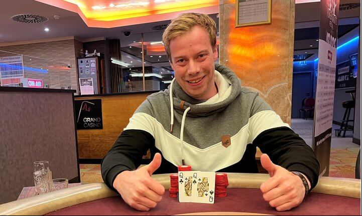 Jens Buesing ovládl Poker Giants Good Bye Freezout v Grand Casinu Aš
