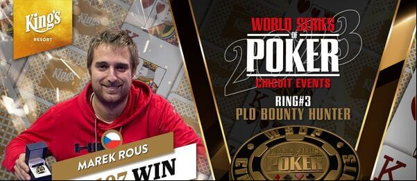 Marek Rous je prvním českým šampionem WSOPC 2023 v King's