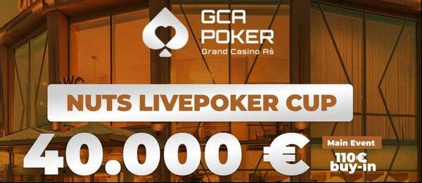 V Grand Casinu Aš se bude tento víkend hrát v Nuts Livepoker Cup Main Eventu minimálně o 40 000 eur