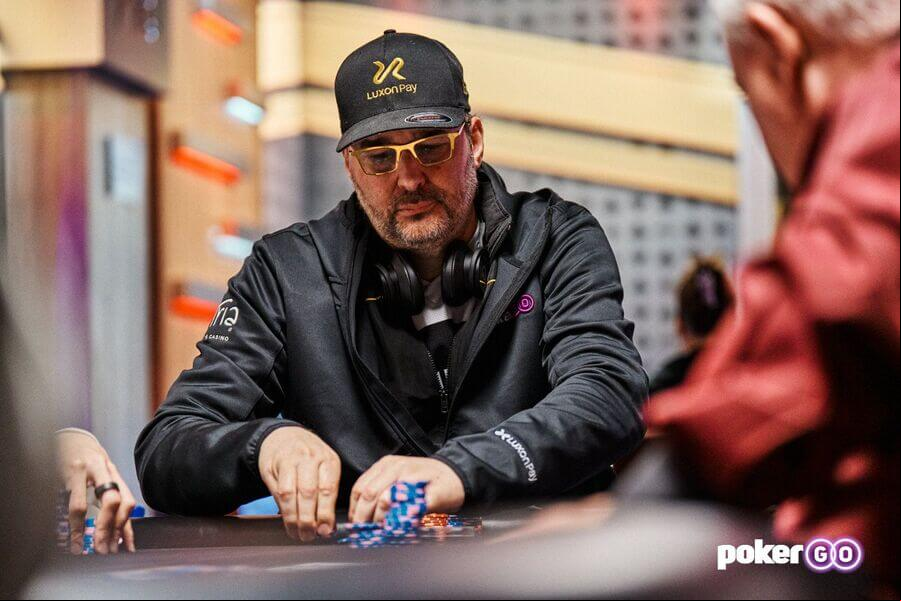 Phil Hellmuth při US Poker Open na PokerGO.com