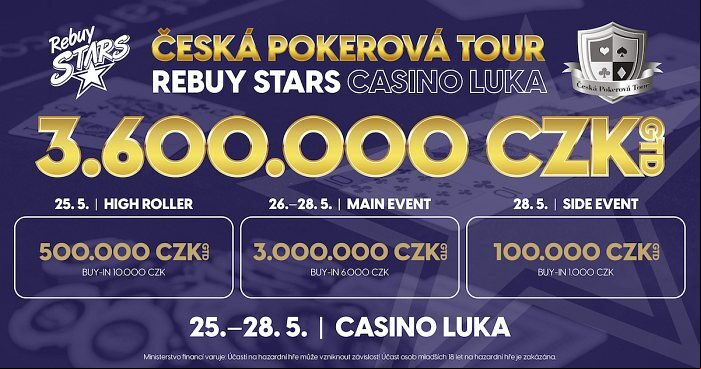 Květnová živá část ČPT o 3 600 000 Kč