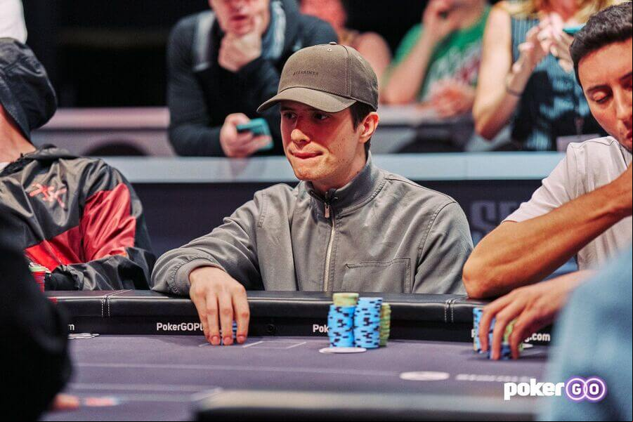 Roman Hrabec během WSOP 2023 na PokerGO.com