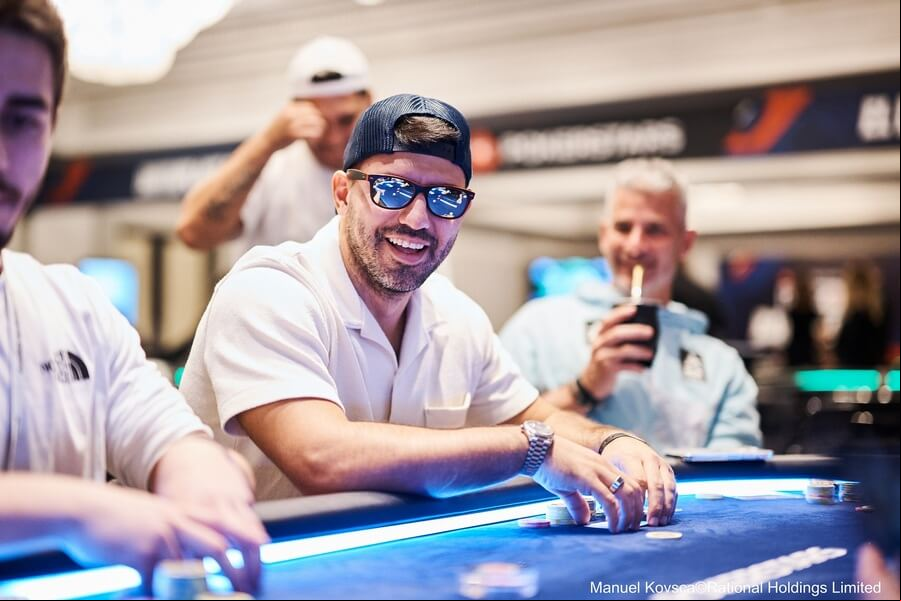 Sergio Agüero se blýsknul finálovým stolem v High Rolleru na EPT Barcelona