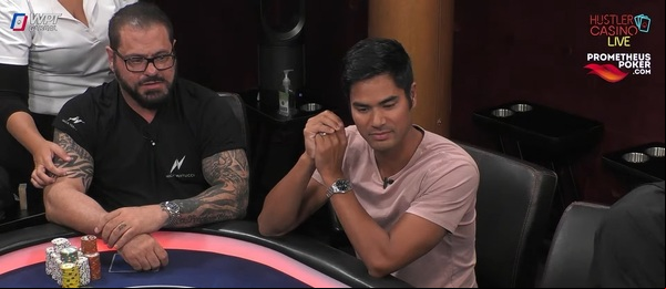 San Man důmá nad chybným callem v Hustler Casino Live