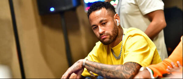 Neymar Jr. na pokerovém turnaji