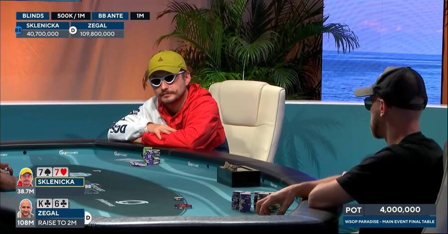 Michael Sklenička si z WSOP Paradise Main Eventu odváží druhé místo v hodnotě $1.200.000