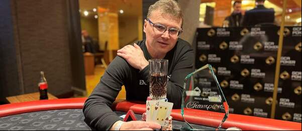 Vítěz ME Poker Giants po dealu v šesti