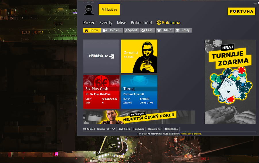 Jak vypadá aplikace na macOS po spuštění