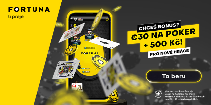Fortuna Poker nabízí lákavé bonusy