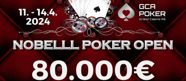 Nobelll Poker Open garantuje v Grand Casinu Aš celkem €80.000