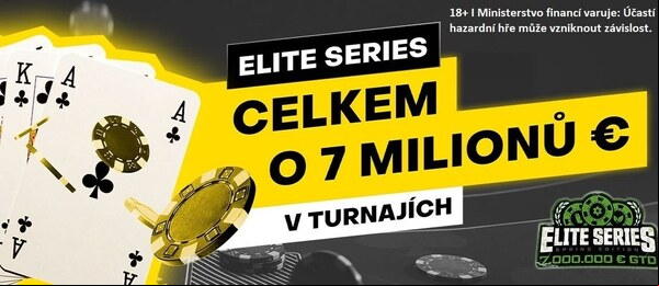 Elite Series na Fortuna Pokeru garantuje v turnajích celkem €7.000.000!
