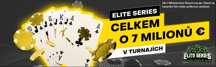 Elite Series na Fortuna Pokeru garantuje v turnajích celkem €7.000.000!