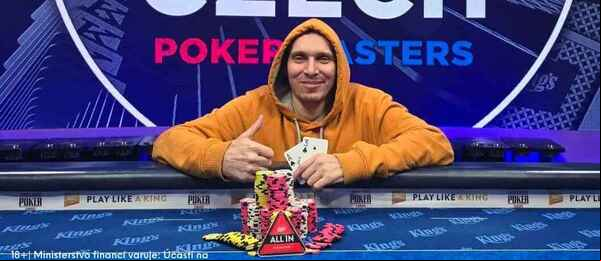 Vítěz Czech Poker Masters Milan Kalijanko