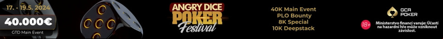 Angry Dice Poker Festival od 17. do 19. května v Grand Casinu Aš