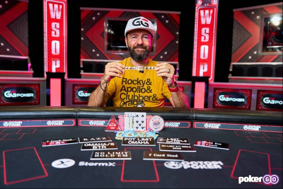 Daniel Negreanu během WSOP 2024 na PokerGO.com