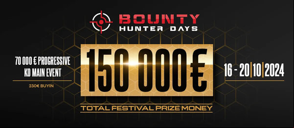 V Grand Casinu Aš probíhá série Bounty Hunter Days.