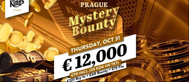Mystery Bounty v King’s Casinu Praha garantuje prize pool €12.000