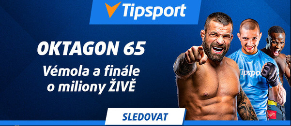 Sledujte Oktagon 65 s Karlosem Vémolou živě na Tipsport TV