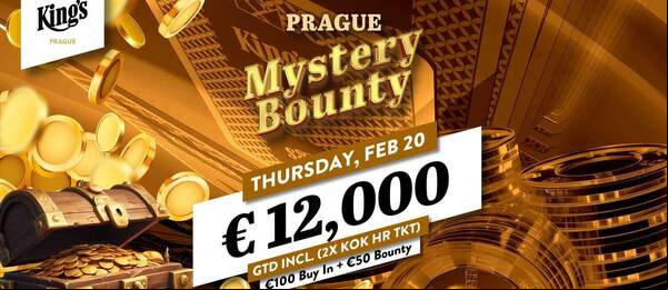 Oblíbený Mystery Bounty turnaj se koná ve čtvrtek s garancí €12.000