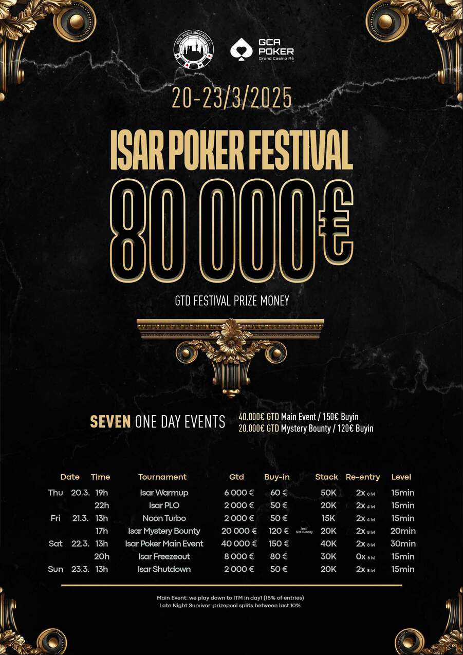 Program turnajů Grand Casino Aš