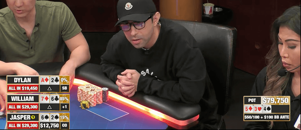 Unikátní poker cooler byl v noci k vidění v Hustler Casino Live