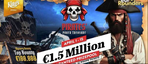 Série Pirates Poker Treasure garantuje minimálně €1.500.000