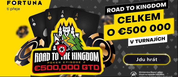 Pookerový festival Road to Kingdom garantuje celkem €500.000