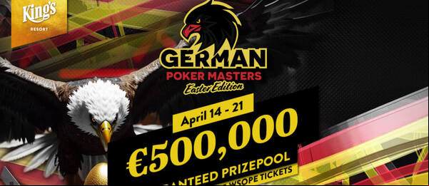 Main Event German Poker Masters garantuje minimálně €500.000 prize pool