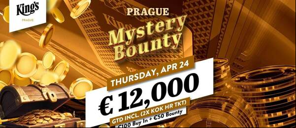 Turnaj Mystery Bounty garantuje prize pool minimálně €12.000
