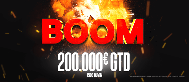 Main Event BOOM festivalu garantuje minimálně €200.000 prize pool