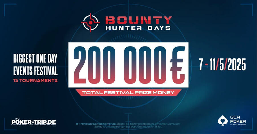 Bounty Hunter Days garantují celkem €200.000