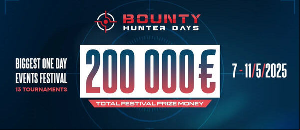 Bounty Hunter Days garantují celkem €200.000