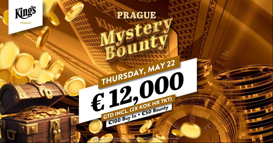 Turnaj Mystery Bounty garantuje prize pool minimálně €12.000