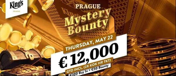 Turnaj Mystery Bounty garantuje prize pool minimálně €12.000