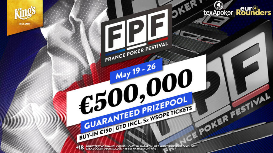 Main Event FPF garantuje minimálně €500.000